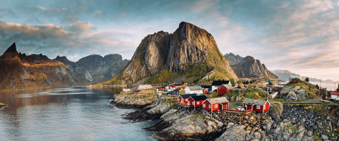 Lofoty – fiord i góry